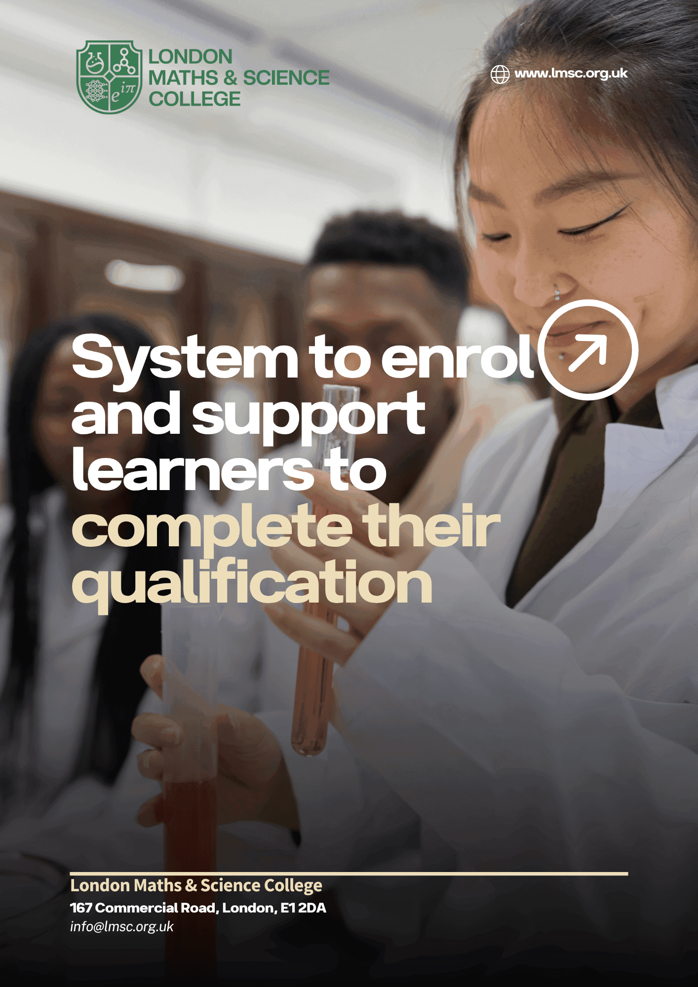 System to enrol and support learners to complete their qualification